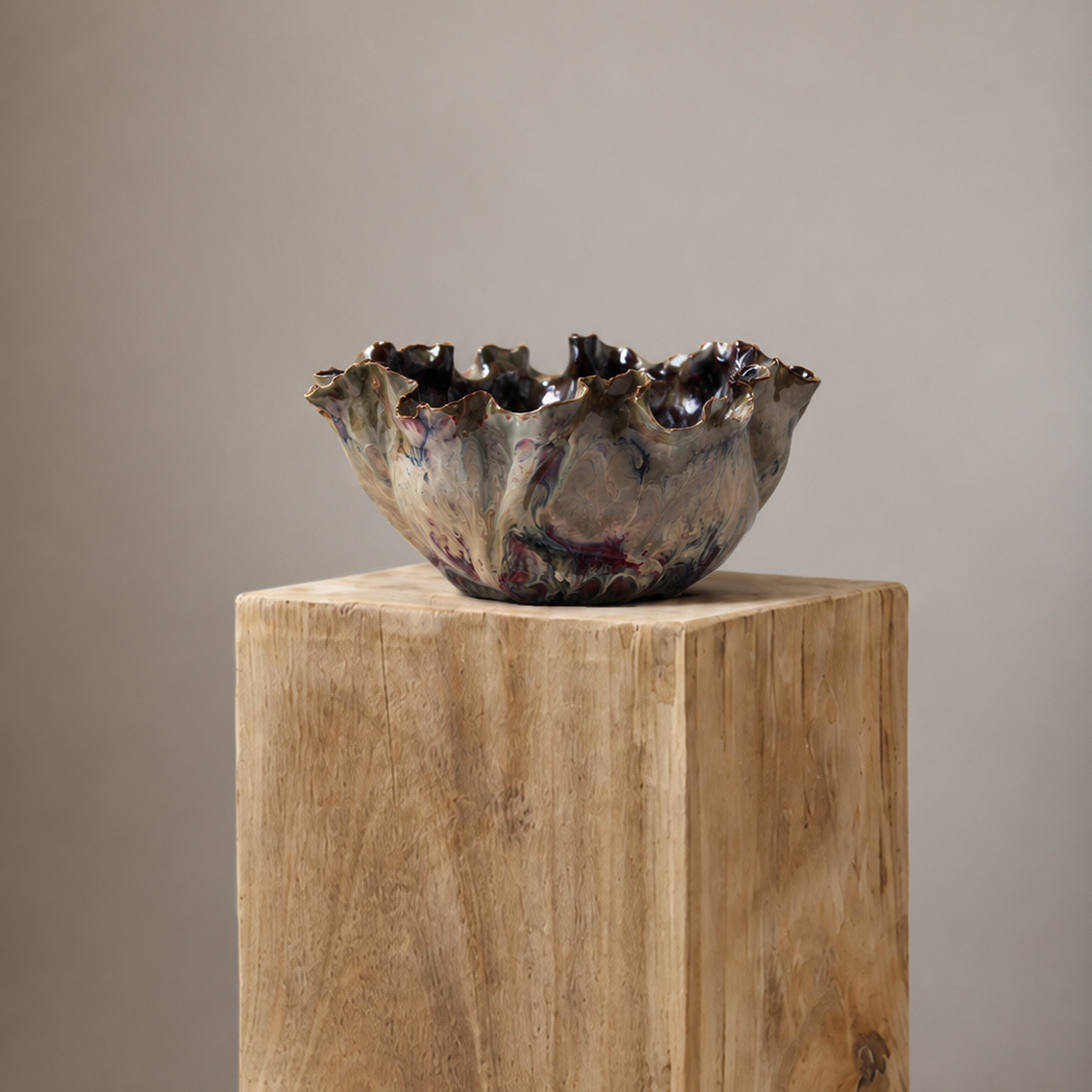 Galore Home Lava CPT95 vaso ceramica nebula