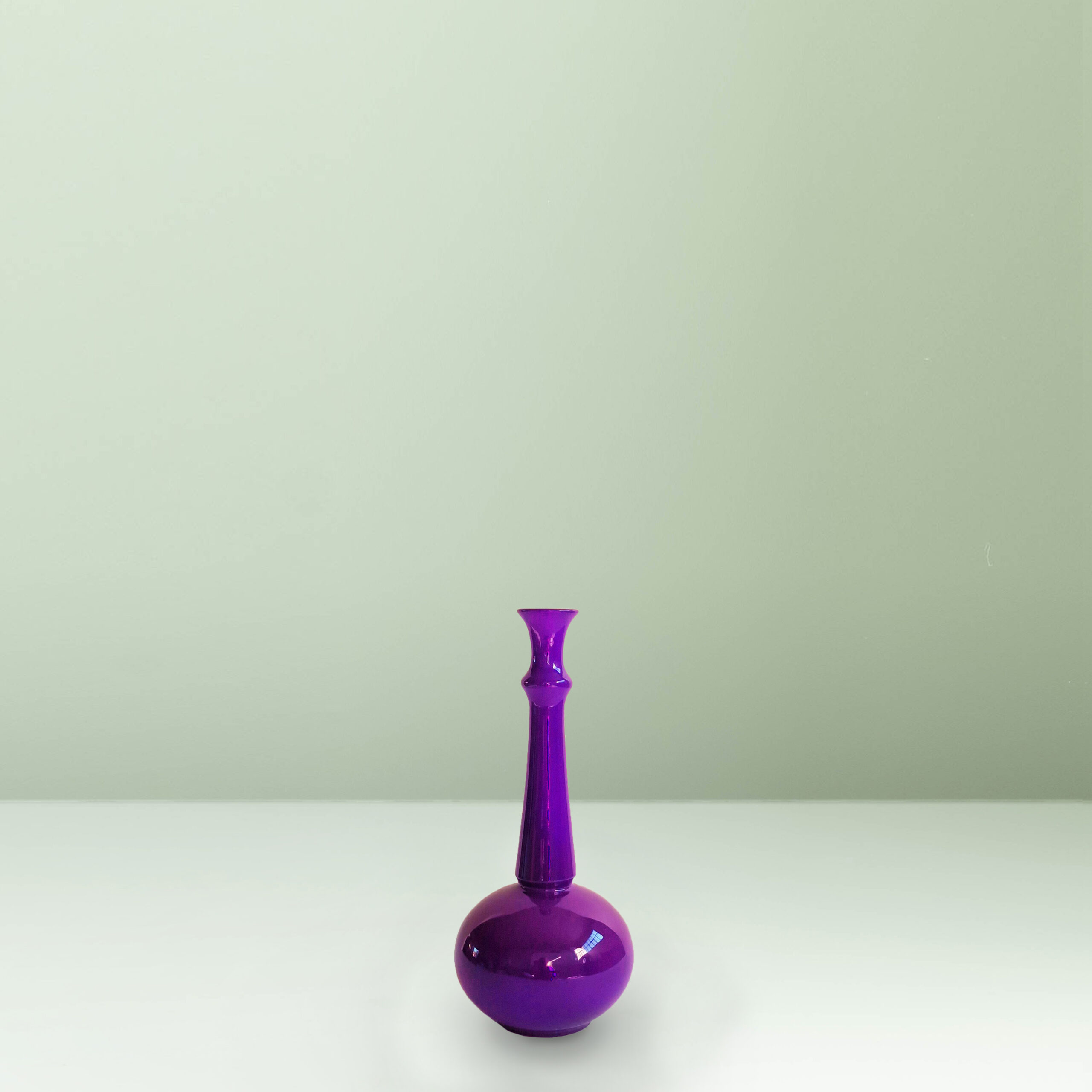 Ceramica Gatti 1928 Motor Valley MV32 vaso viola fluo
