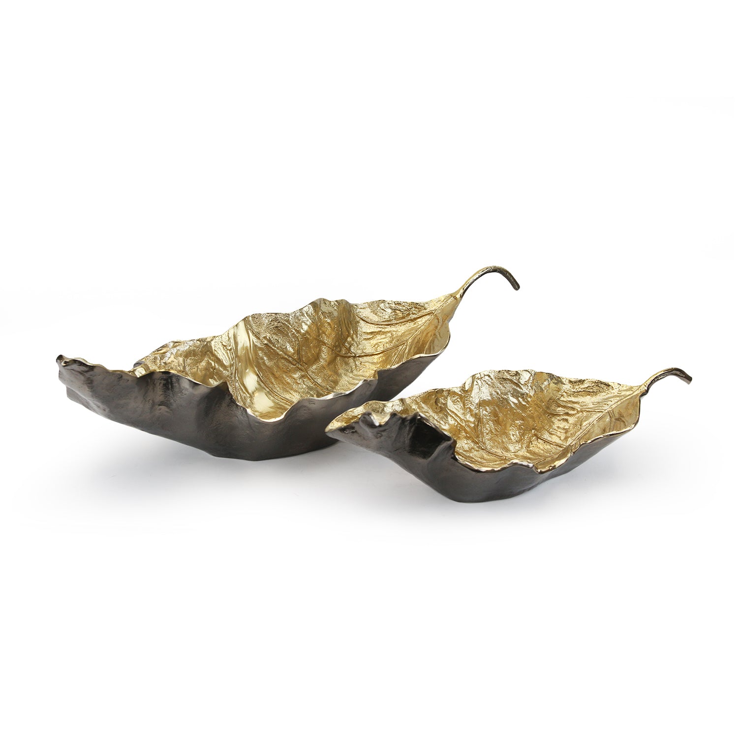 Galore Home Golden Leaf 3-2099 vassoio foglia oro Small alluminio