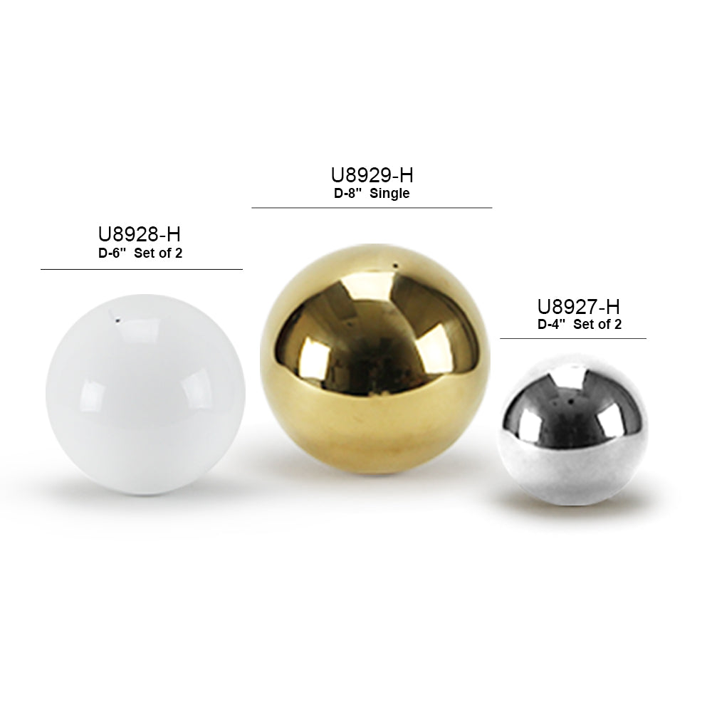 Galore Home Shiny sfera decorativa acciaio 20 cm oro