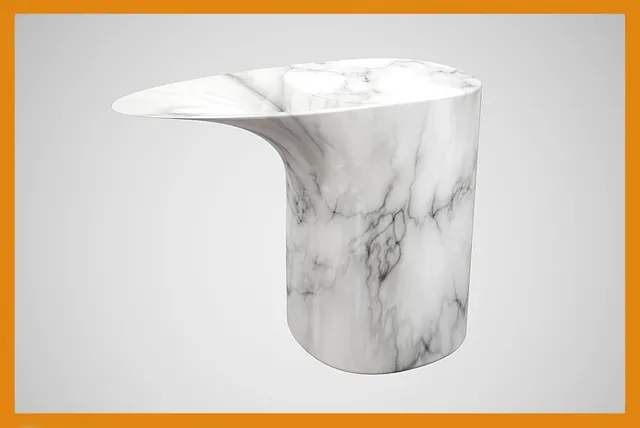 Cyrcus Design Proteo Table tavolino marmo di Carrara