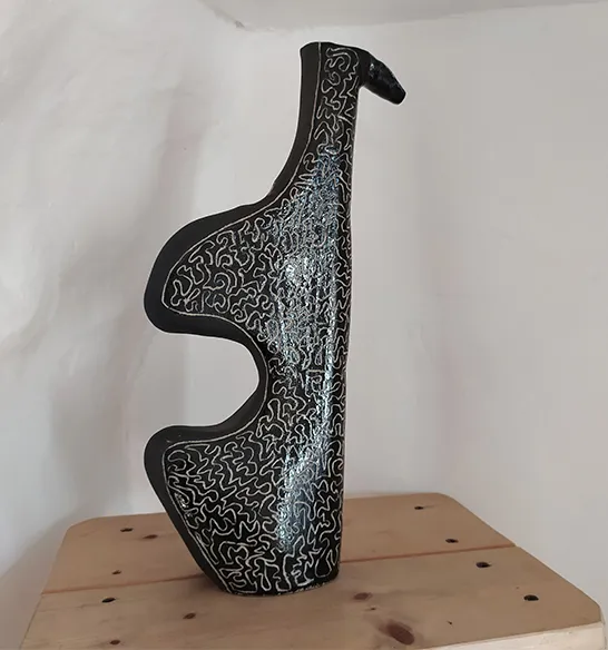 Atelier Alida Ceramiche Brocca Nera #7 brocca 0,75 L