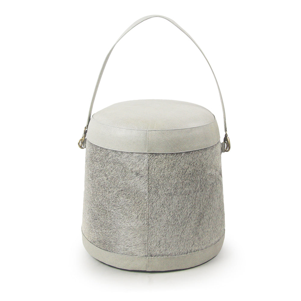 Galore Home Bell Pouf Pelle con Pelo