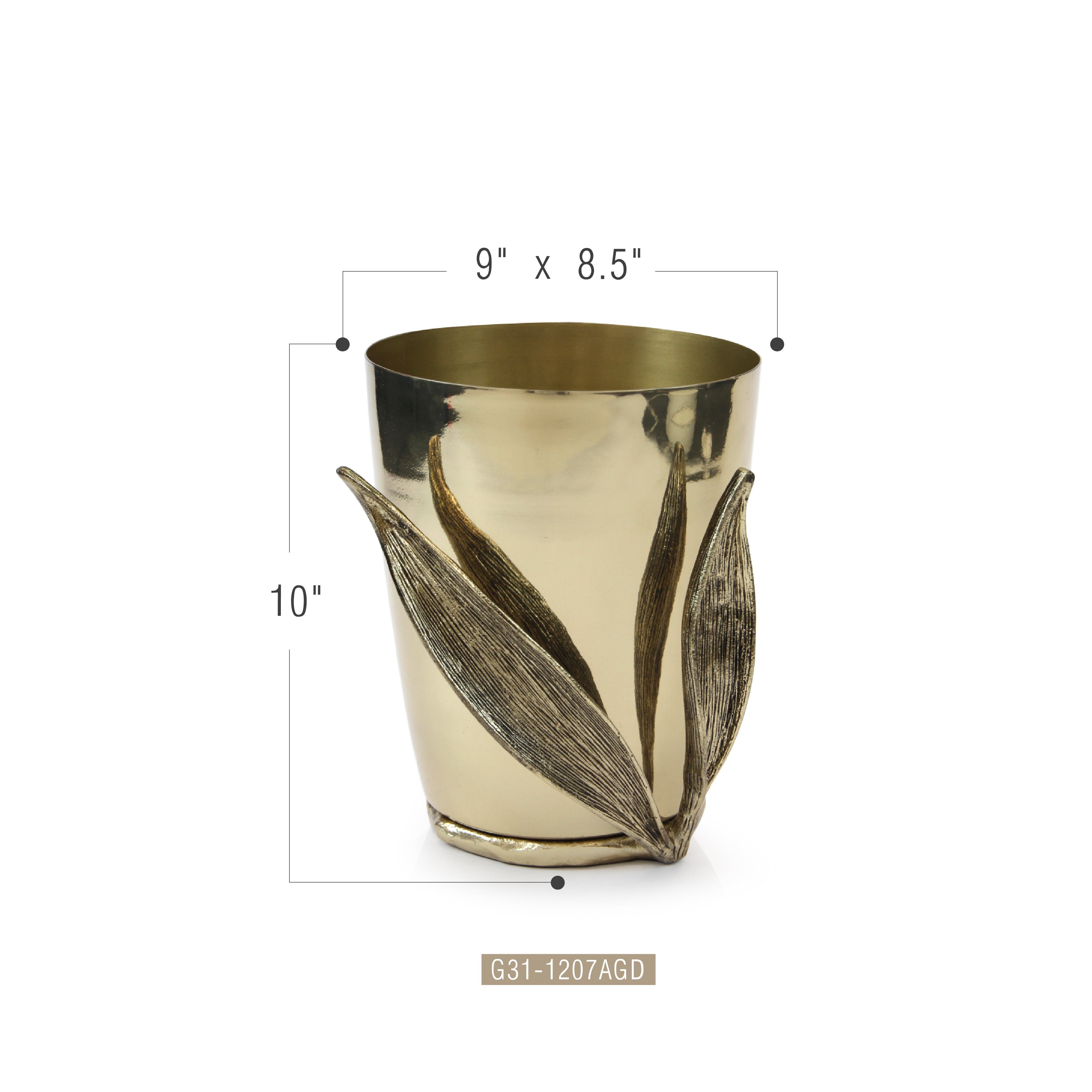 Galore Home Verdant G31-1207 secchiello ghiaccio oro antico