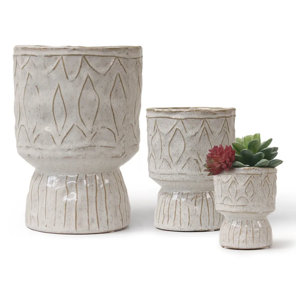 Galore Home Ceramic Chalice Portavaso Ceramica Small
