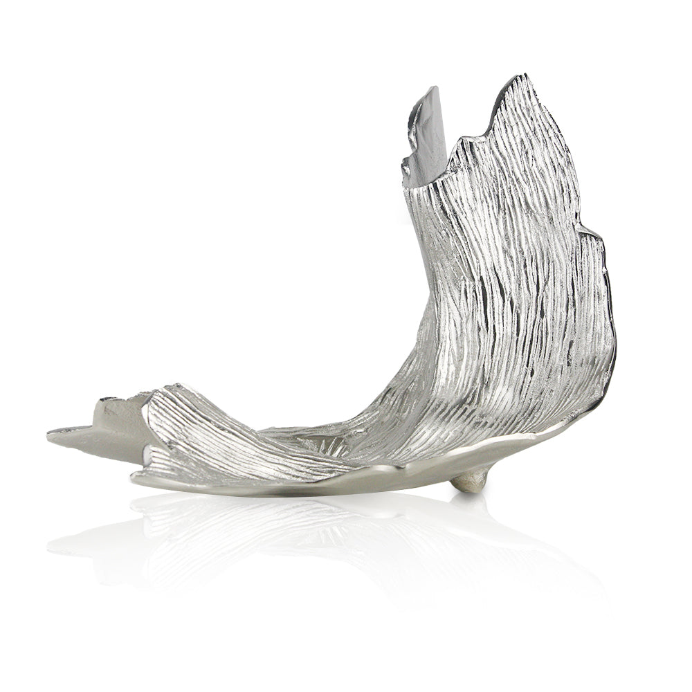 Galore Home Gilded Wave scultura alluminio oro L