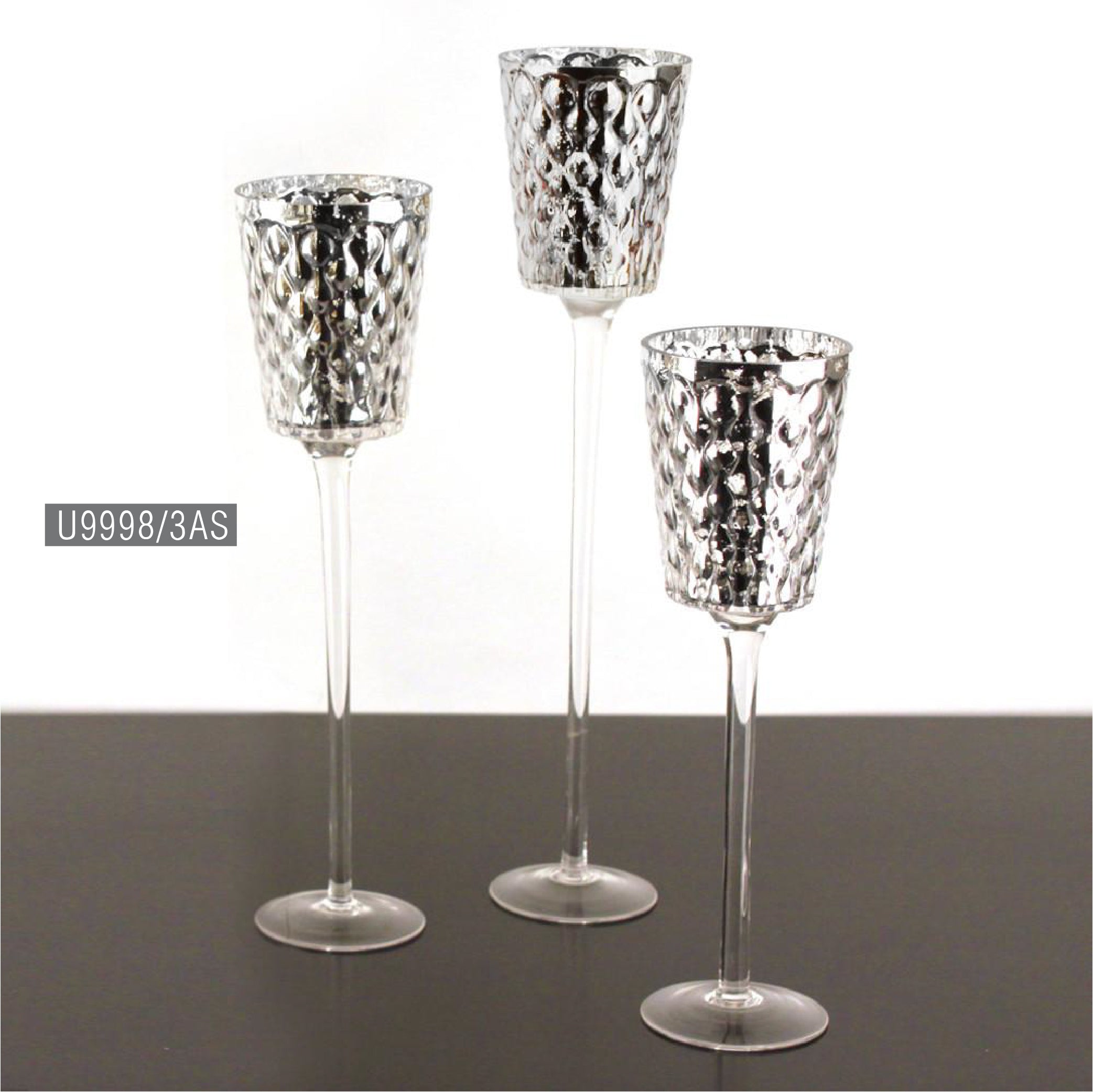 Galore Home Classic Votive set 3 portacandele oro