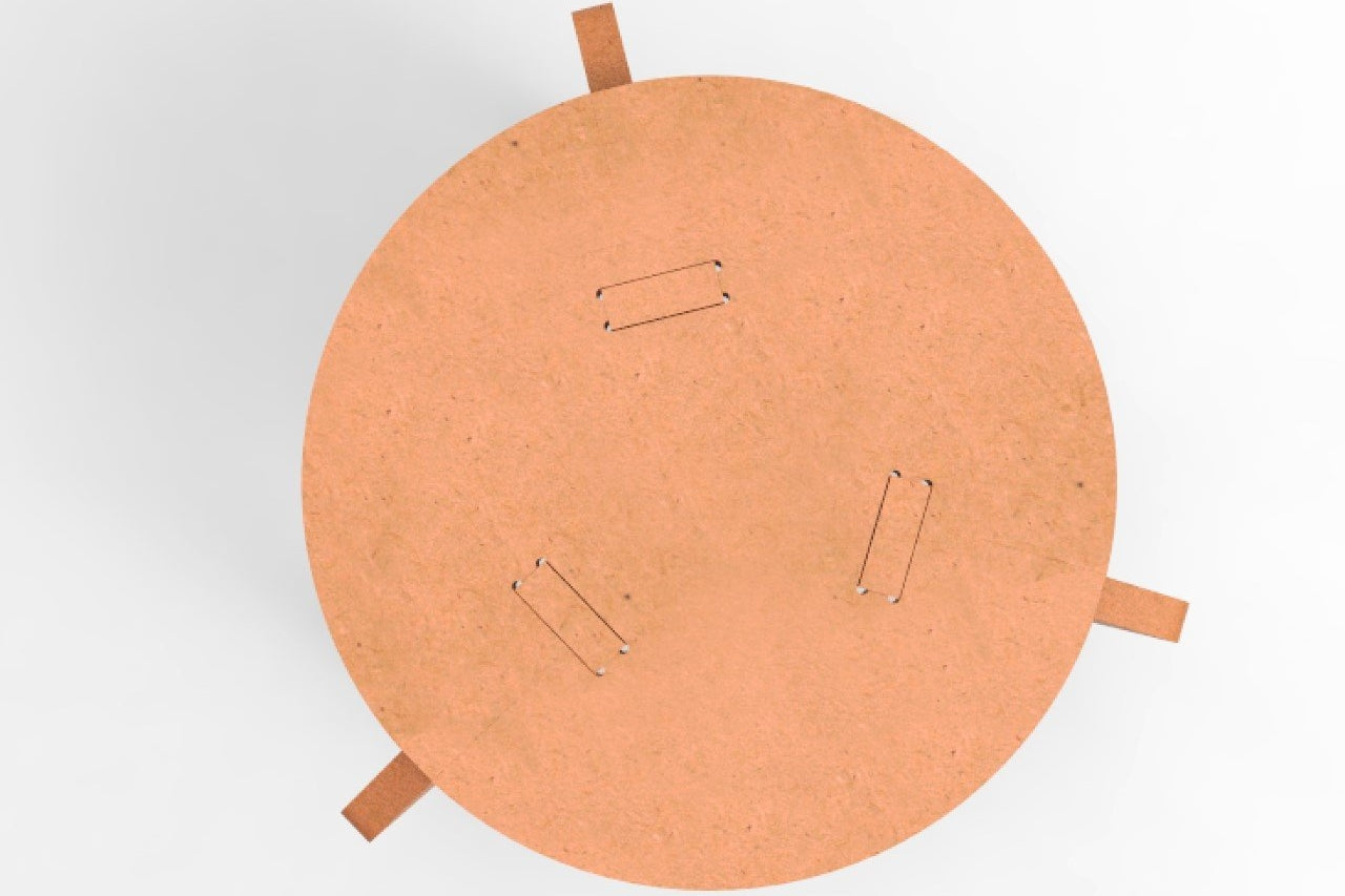 Cyrcus Design S-Tool sgabello MDF colorato basso alto