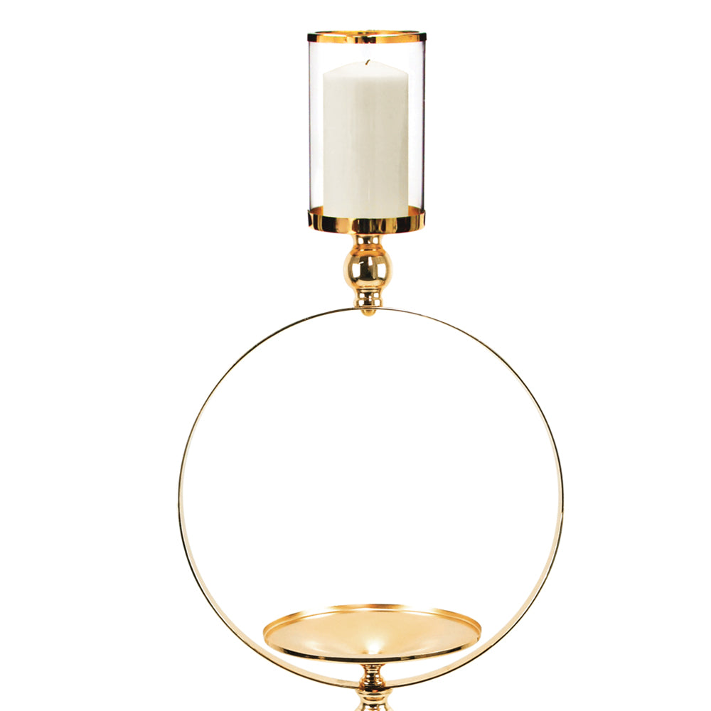 Galore Home Halo portacandele pavimento oro M