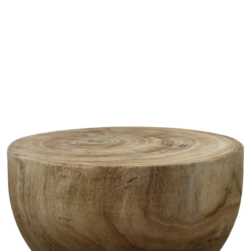 Galore Home Evoke tavolino sgabello legno naturale 46 cm