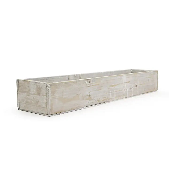 Galore Home Reclaimed Wood Fioriera Legno Rettangolare R3118 Naturale