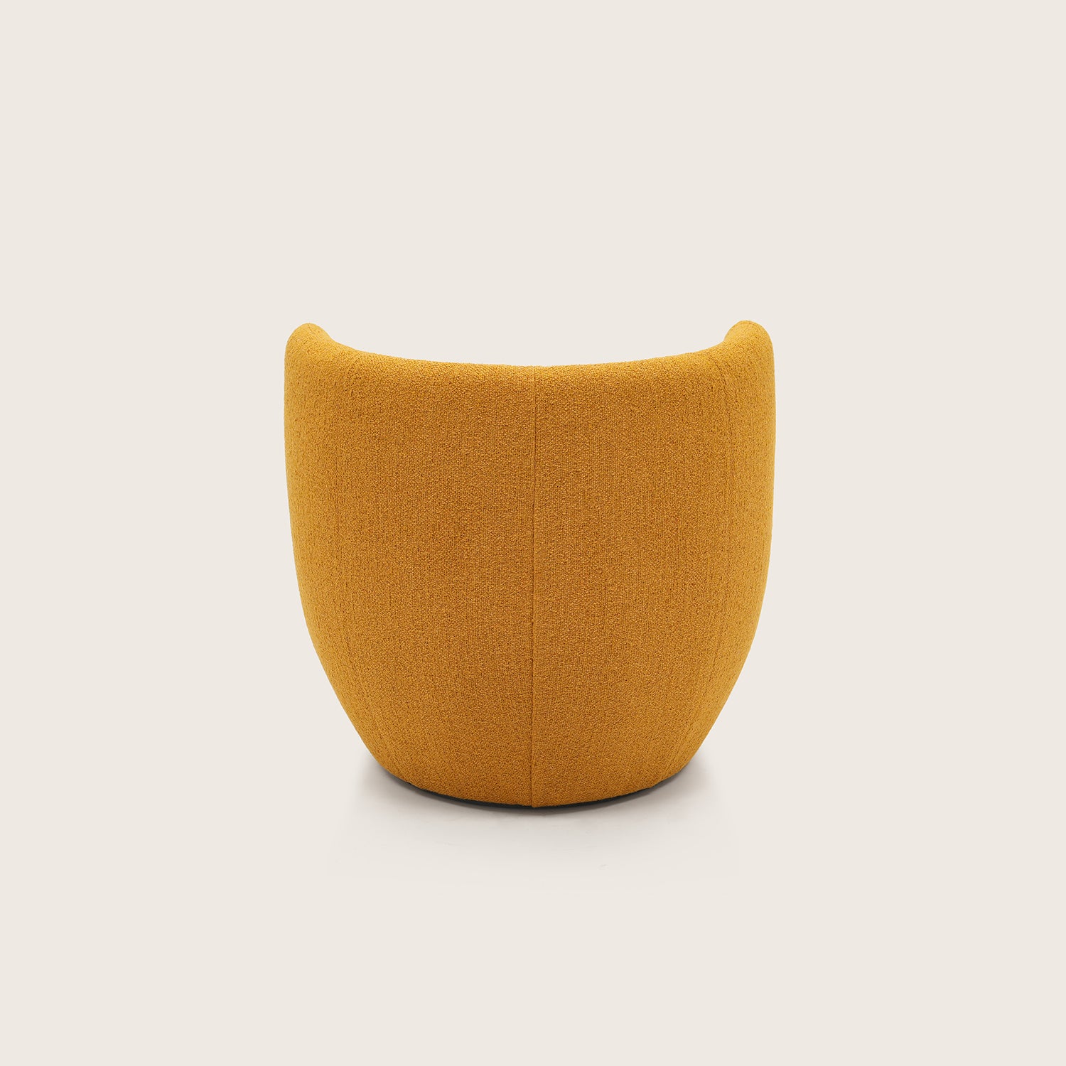 Galore Home Cuddle Couch pouf arancione tessuto ad alte prestazioni