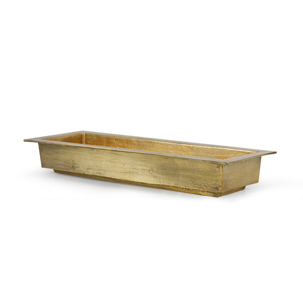 Galore Home 3-2080 vassoio ovale oro grande alluminio