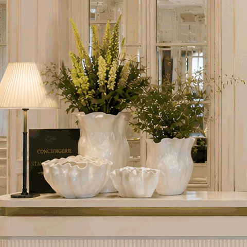 Galore Home Fleur Cluster CCE35 vaso bianco grande
