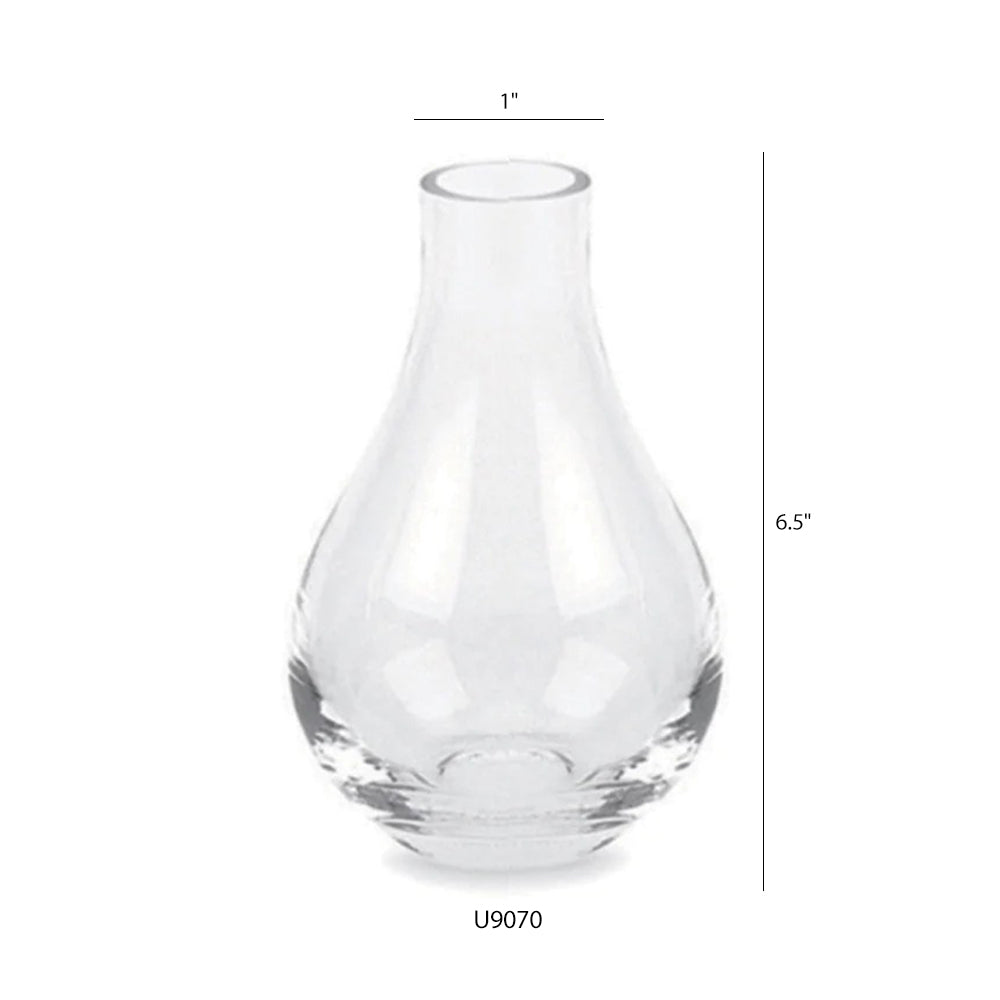 Galore Home Teardrop U9070 vaso vetro 16,5 cm set 24 pezzi