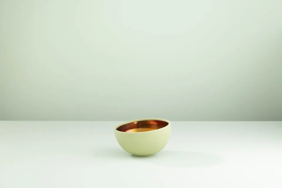 Ceramica Gatti 1928 Riflesso Sole Grande RF734 vaso riflessi metallici