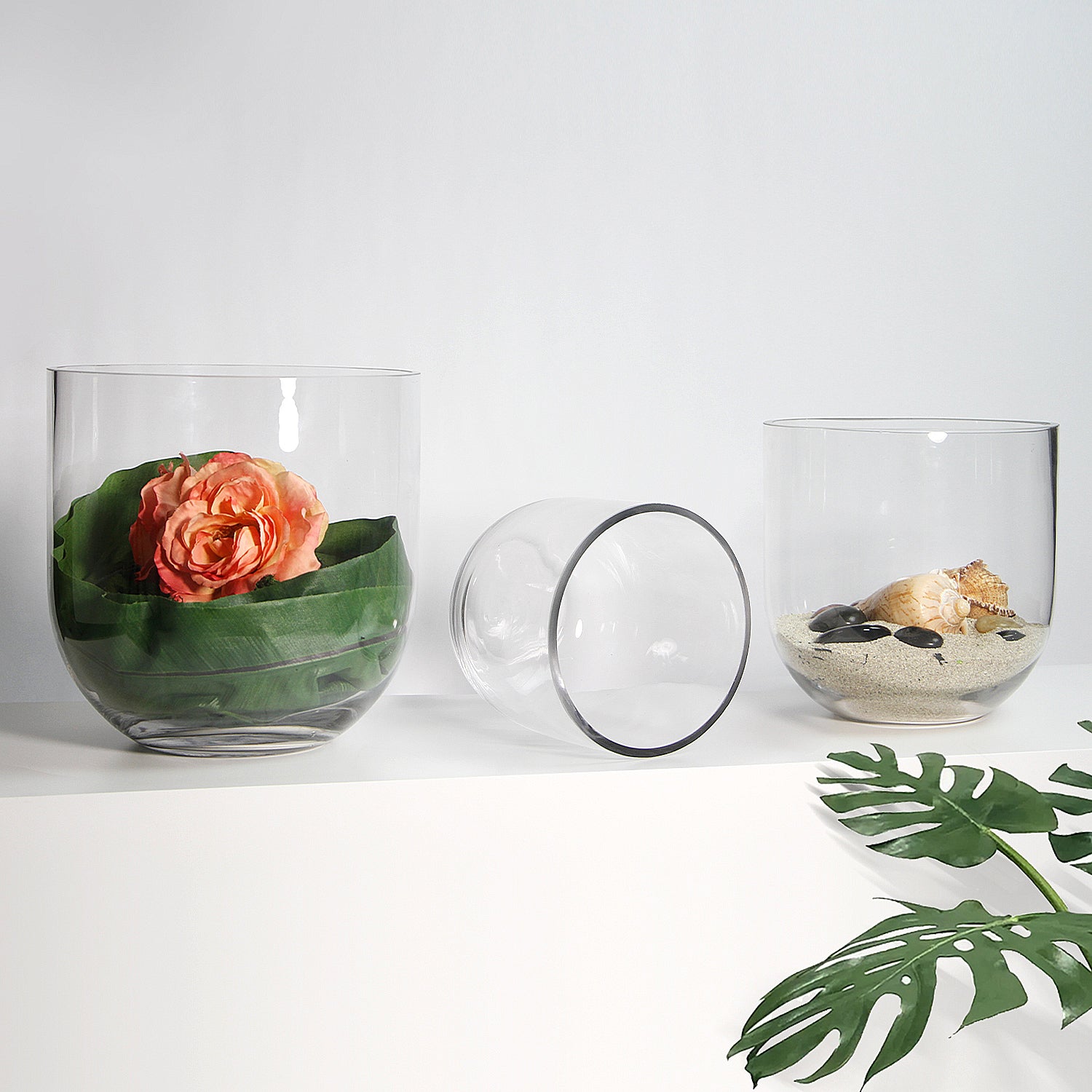 Galore Home Ethereal Basin Medium ciotola vetro