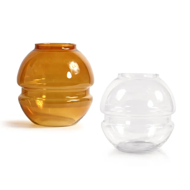 Galore Home Globe U9069 vasi vetro trasparente 4 pezzi