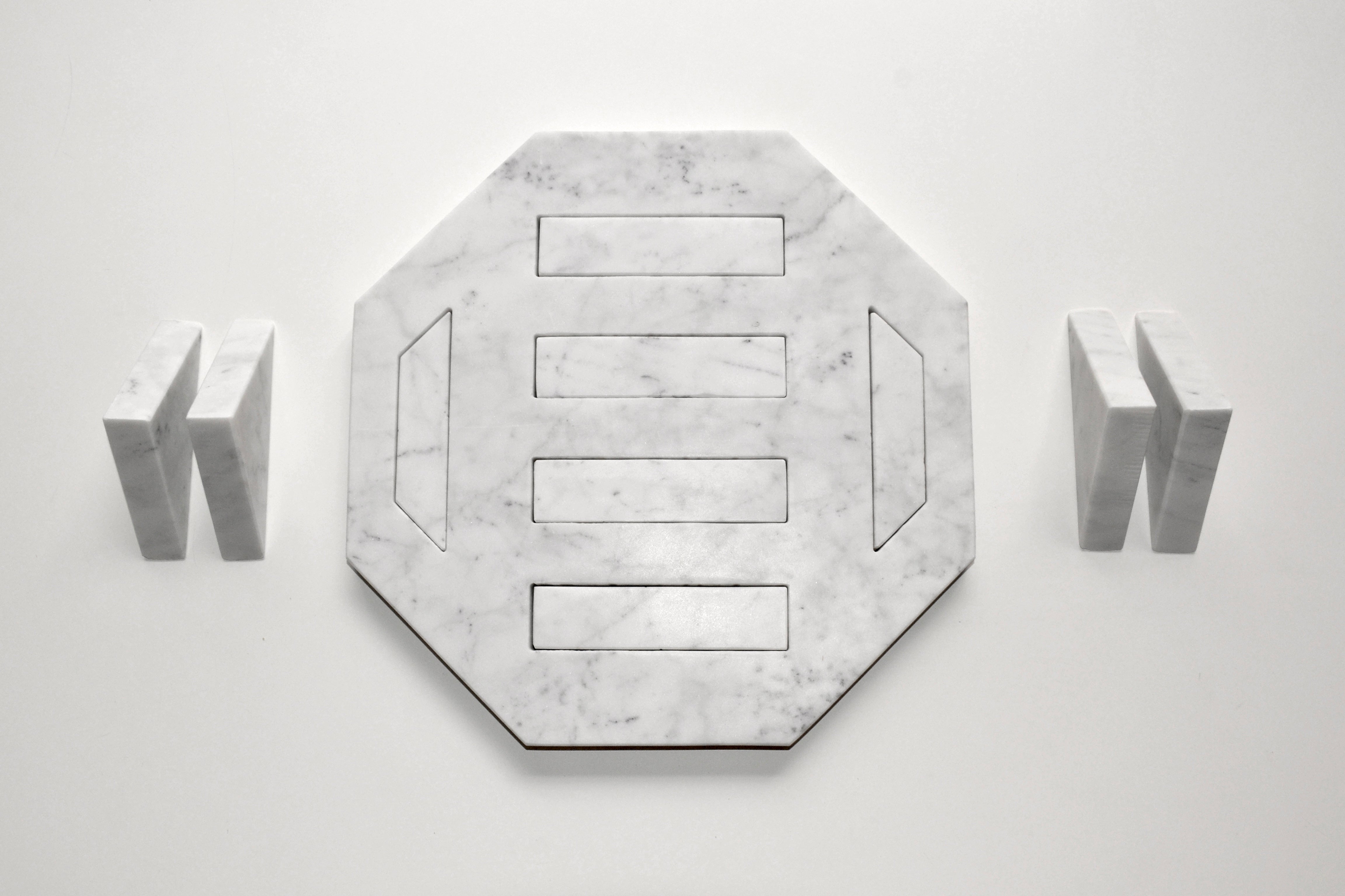 Cyrcus Design Tabula servizio da tavola marmo di Carrara