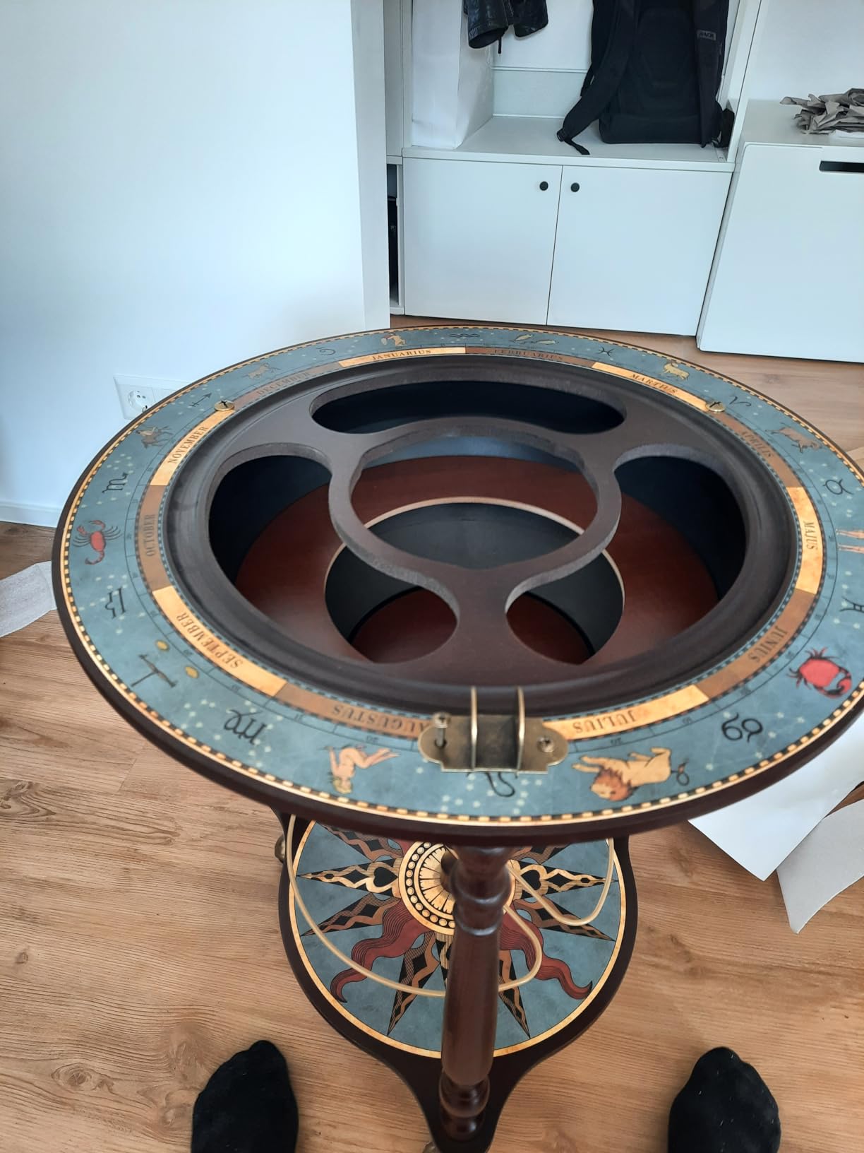Zoffoli Da Vinci Blue Dust mappamondo bar 40 cm