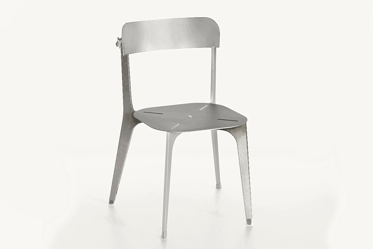 Cyrcus Design Eura sedia impilabile alluminio multicolor