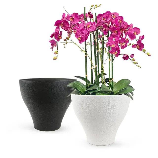 Galore Home Serenity Vaso Ceramica Nero 23 cm