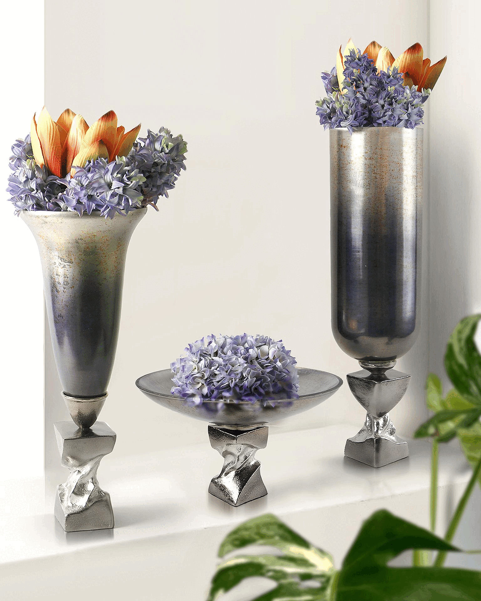 Galore Home Antique Nickel 38-0906 centrotavola tromba