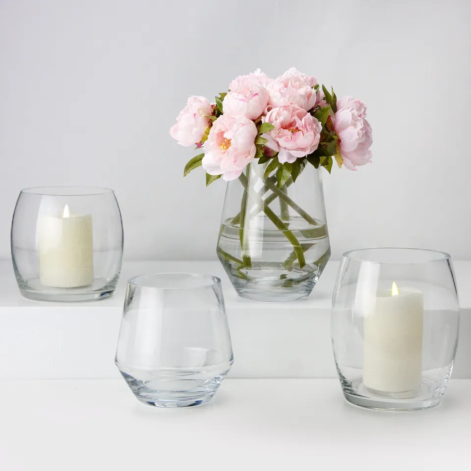 Galore Home Lantern Vases vaso vetro U9575 set 12 pezzi