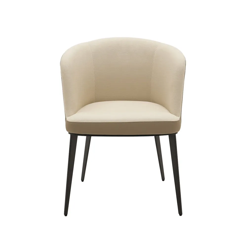 Galore Home Sereni Seat Dining Chair sedia pelle taupe sabbia