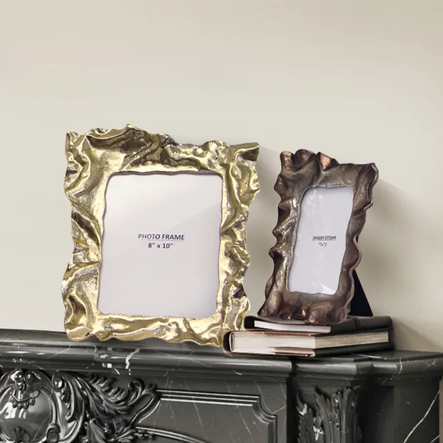 Galore Home Coastal Charm cornice alluminio oro foto