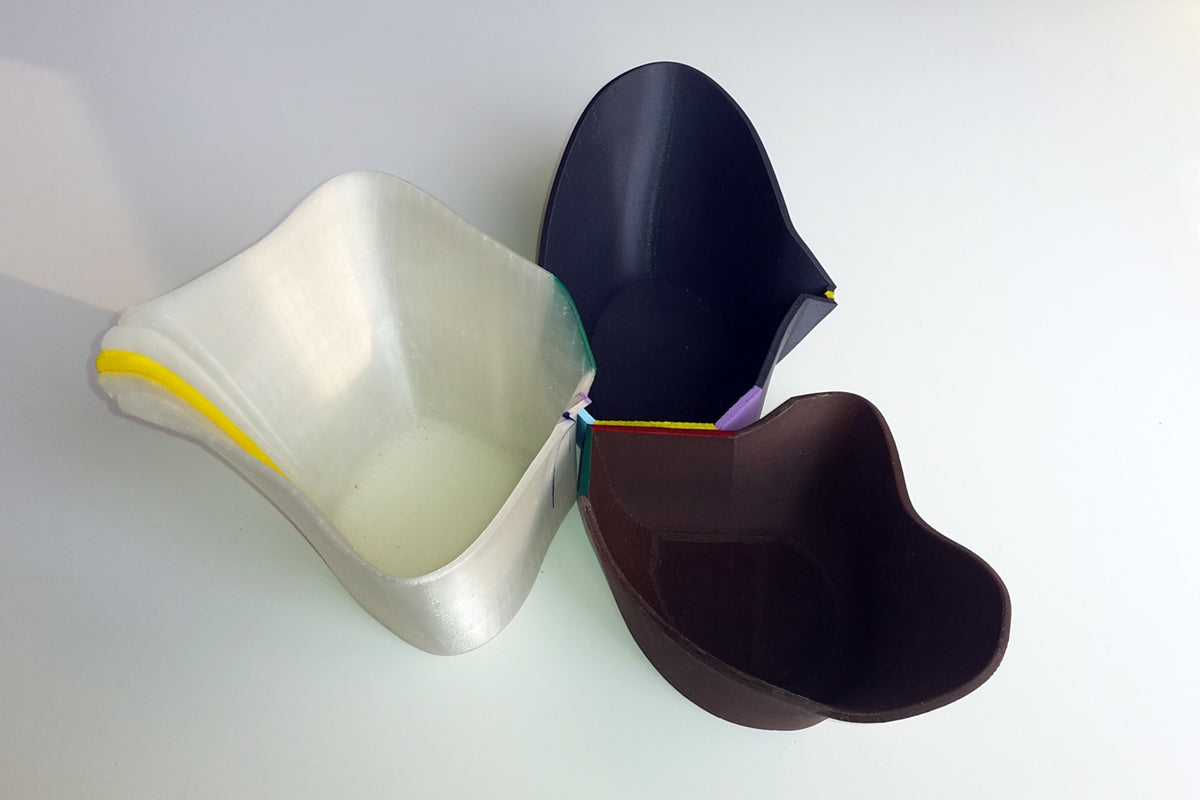 Cyrcus Design Canestra ciotola set 3 pezzi dipinte a mano