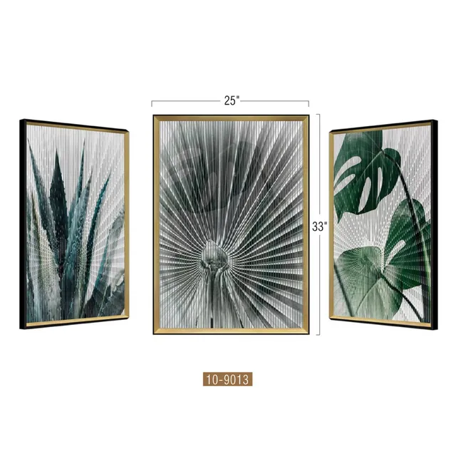 Galore Home Kinetic quadro botanico metallo