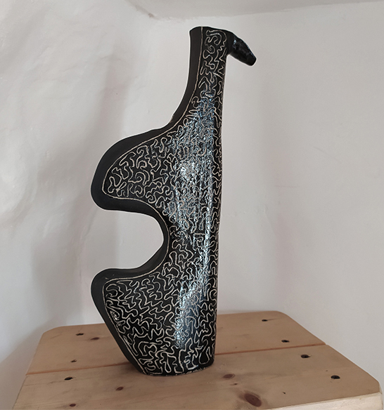 Atelier Alida Ceramiche Brocca Nera #7 brocca 0,75 L