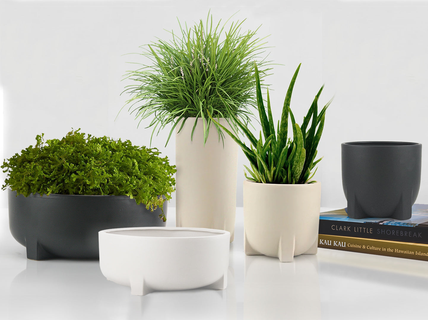 Galore Home Tranquility vaso ceramica nero Small