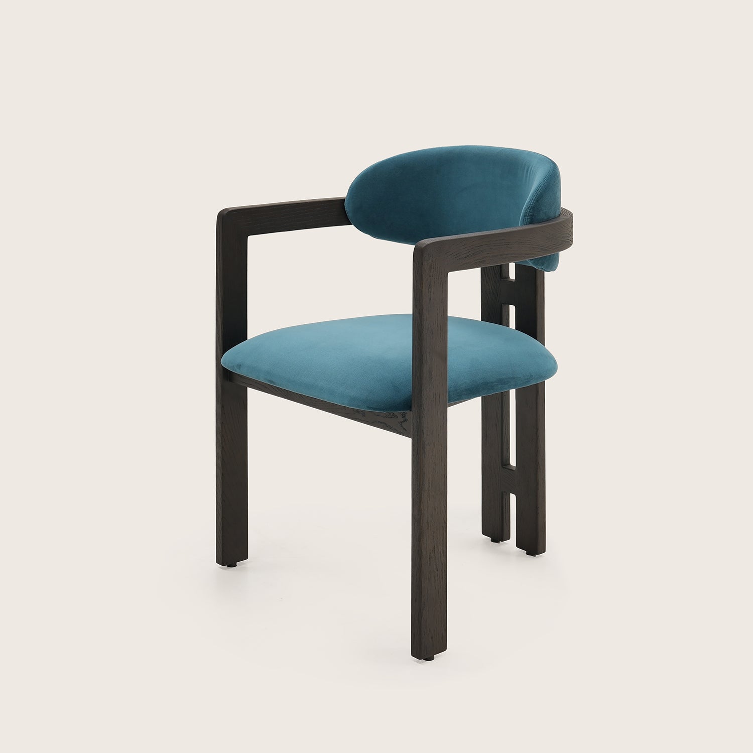 Galore Home Luxe Diner sedia pelle grigia 81 cm