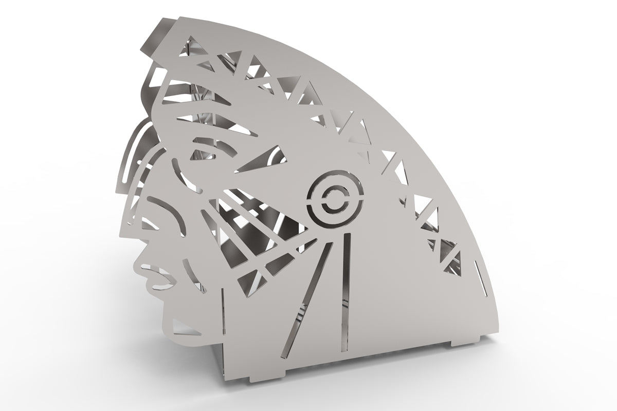 Cyrcus Design Tatanka portaposate acciaio taglio laser