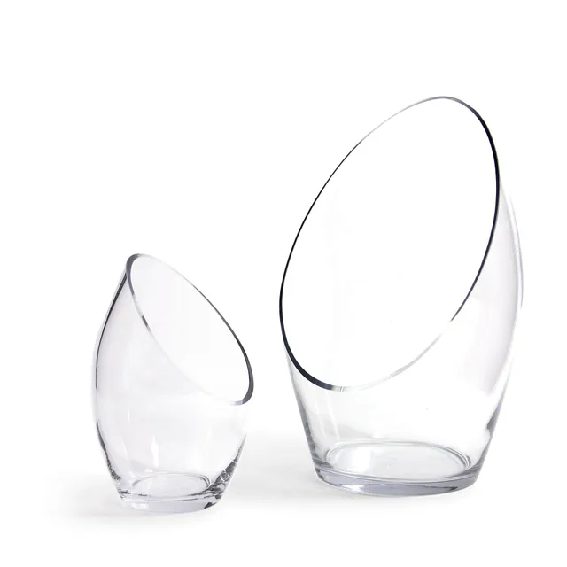 Galore Home U9830 vaso vetro ovale Large trasparente