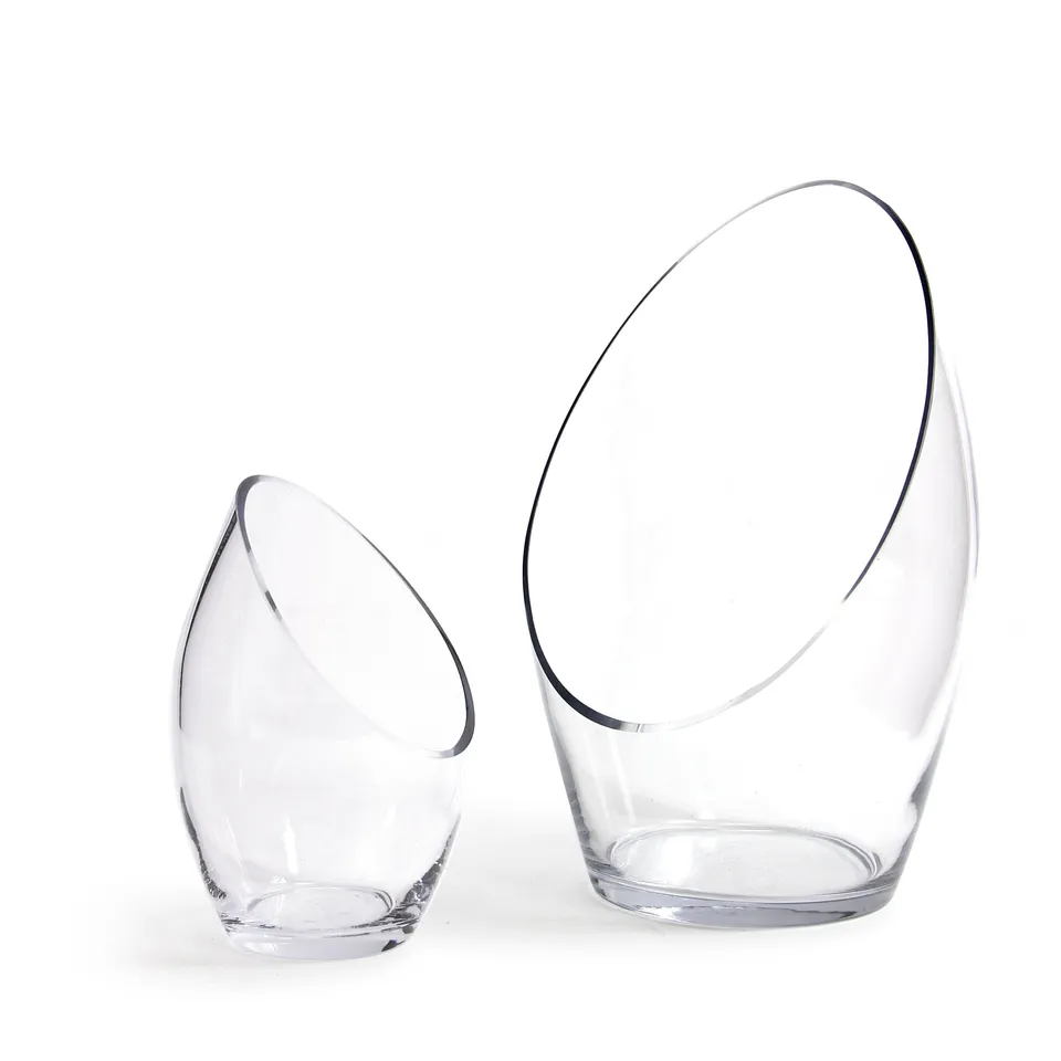 Galore Home U9830 vaso vetro ovale Large trasparente