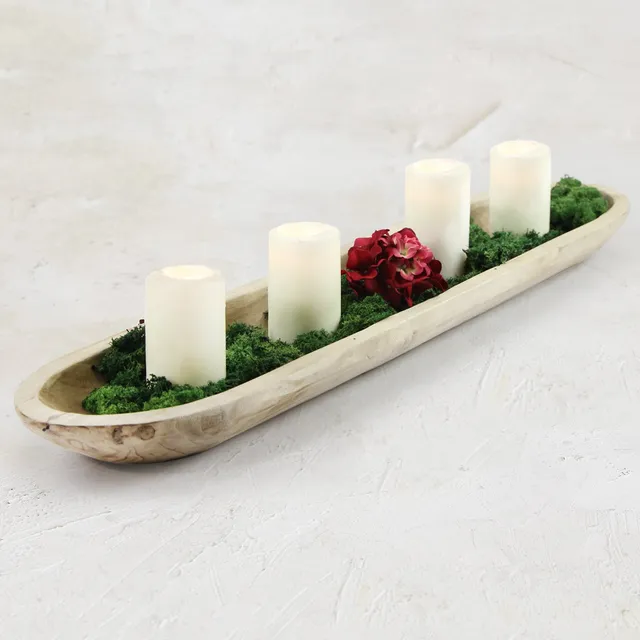 Galore Home Arca centrotavola legno gondola 100 cm