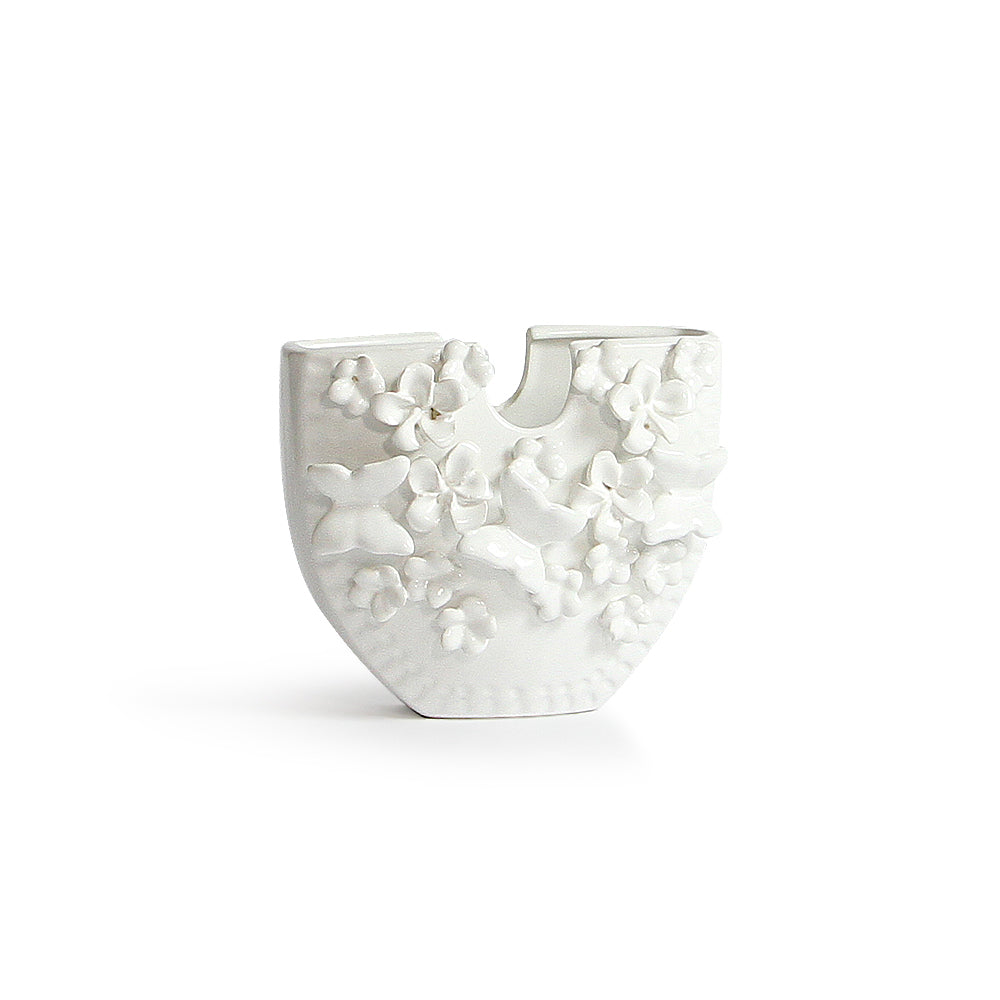 Galore Home Vogue vaso ceramica bianco S