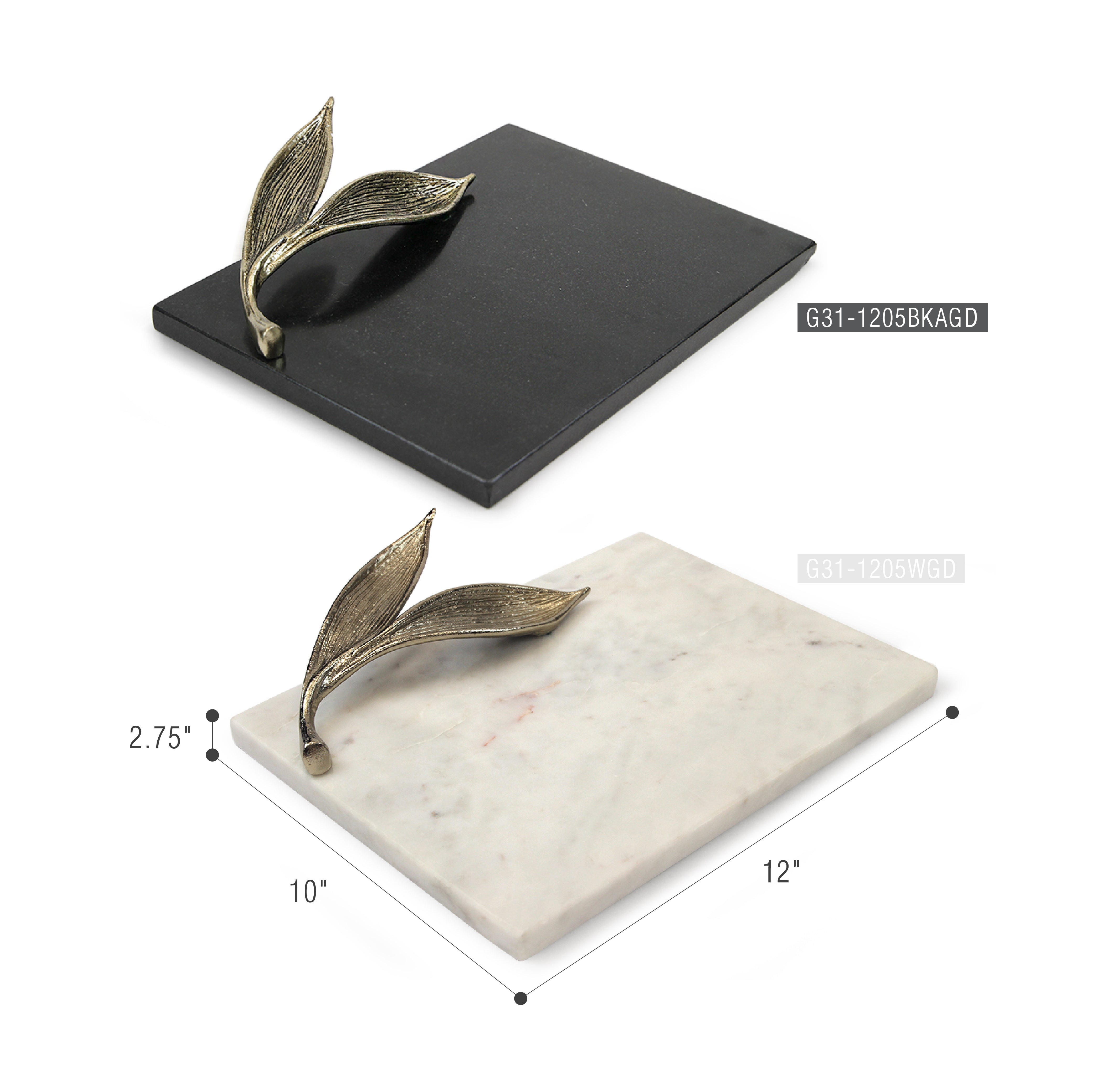 Galore Home Verdant tagliere marmo nero formaggi
