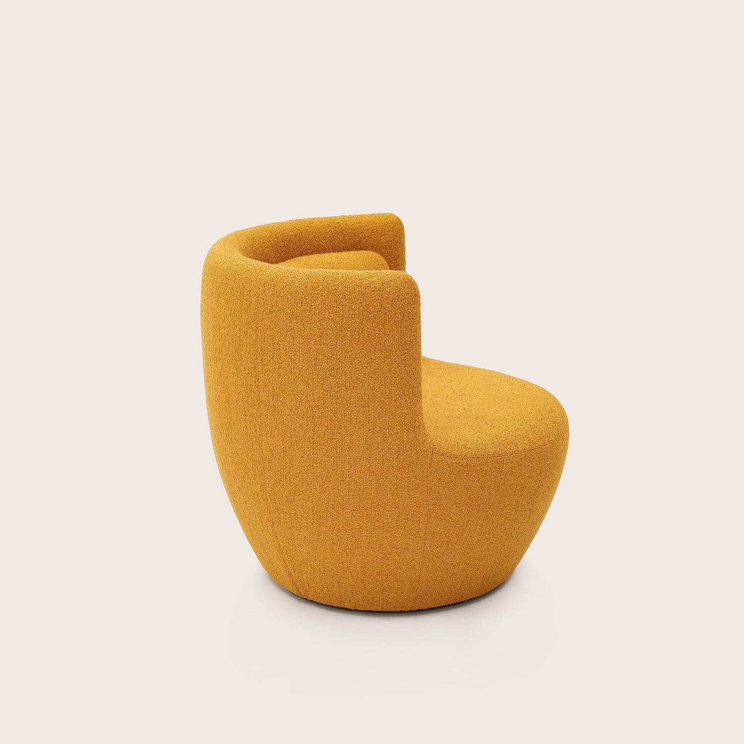 Galore Home Cuddle Couch pouf arancione tessuto ad alte prestazioni