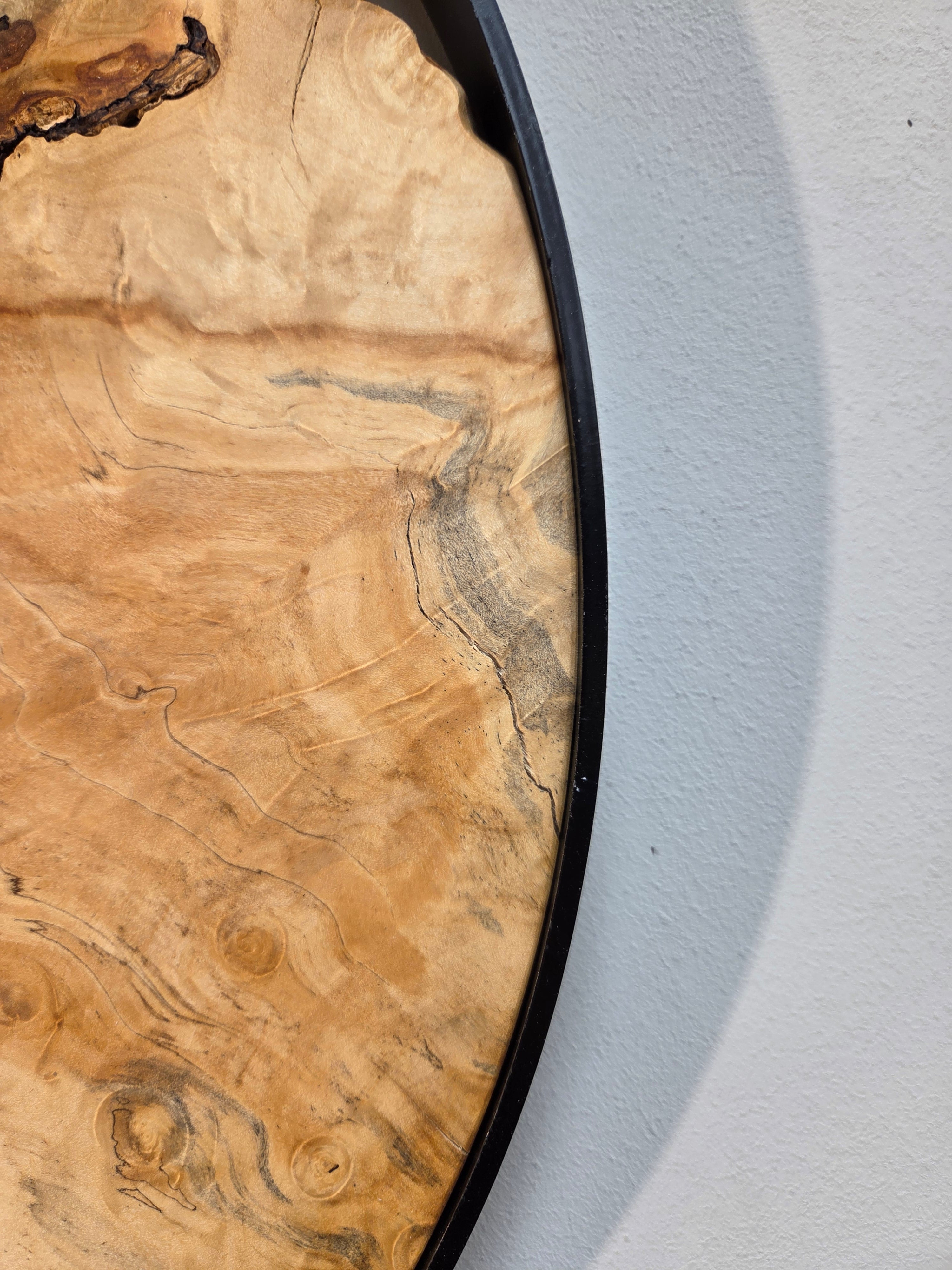Il nido del picchio Orologio da parete in legno di acero orologio 50cm
