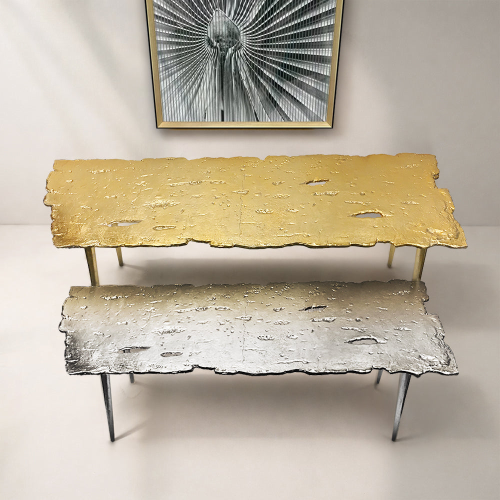 Galore Home Inferno consolle oro Large 30205 alluminio