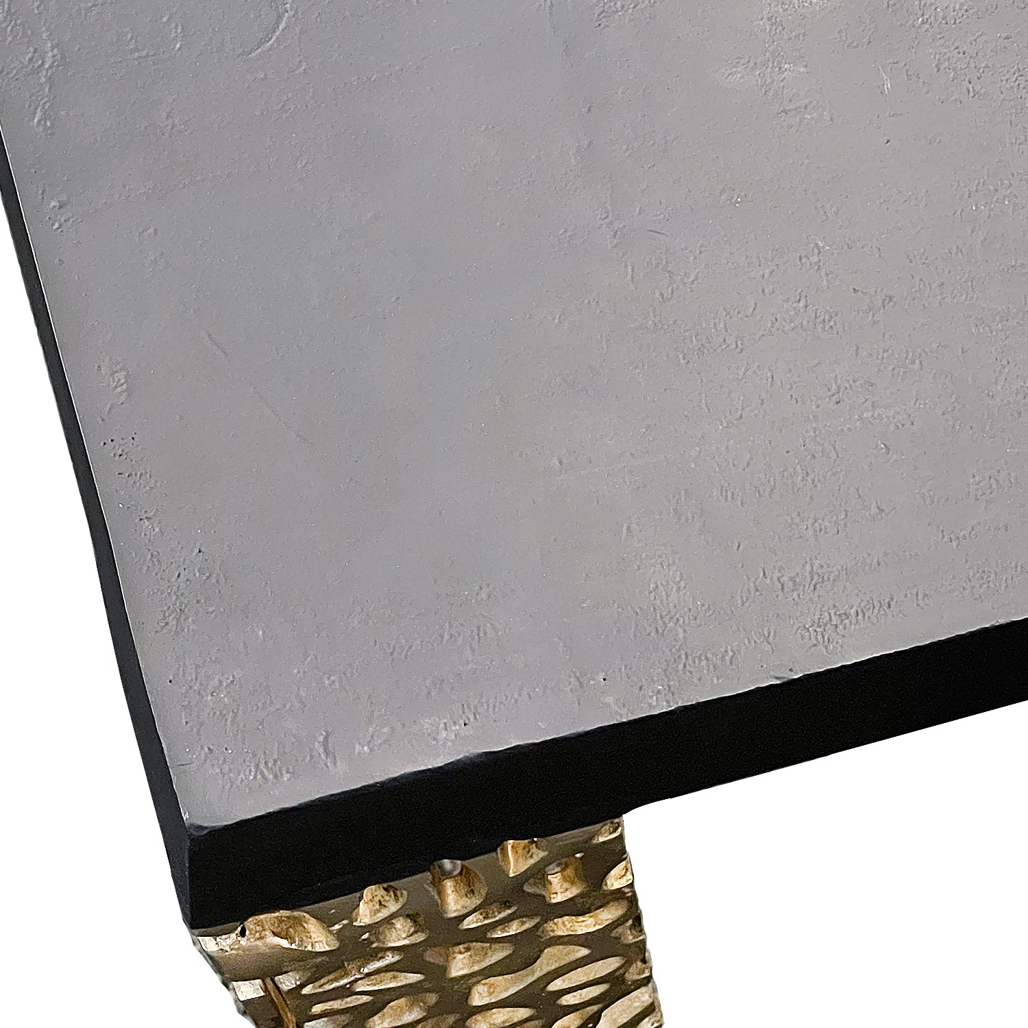 Galore Home Gilded tavolino alluminio Large nero oro
