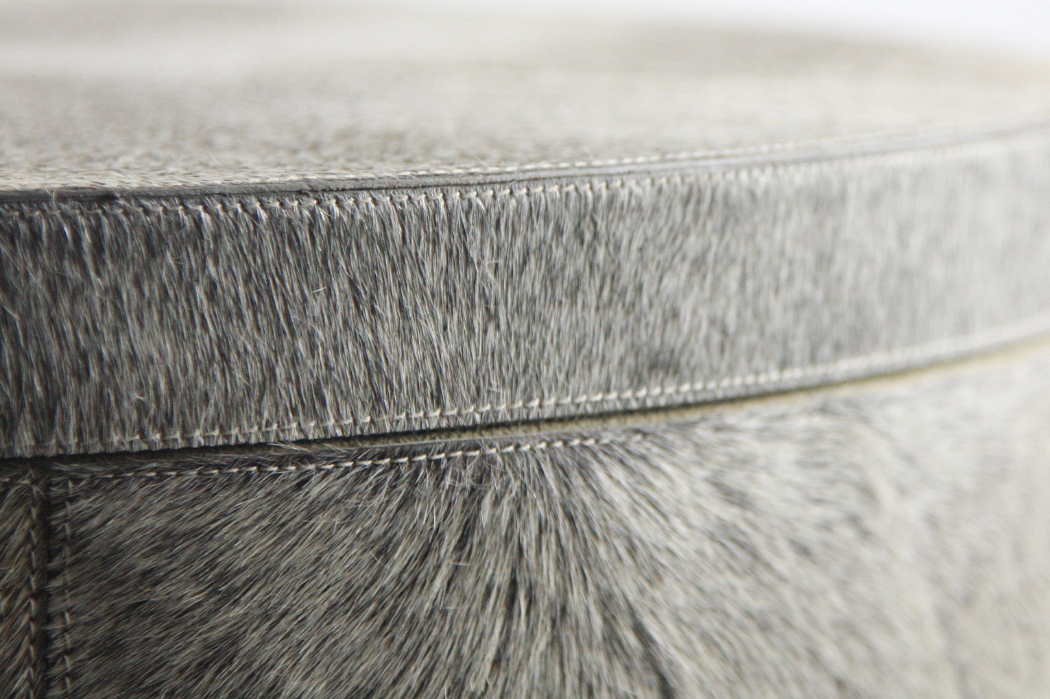 Galore Home Frosted Leather Tavolino Pelle Contenitore 58 cm