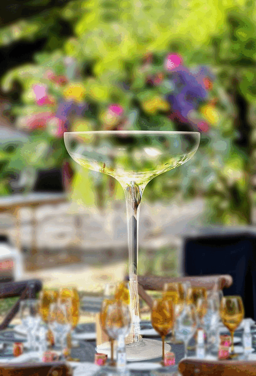 Galore Home Champagne Saucer E6906 vaso vetro 91 cm