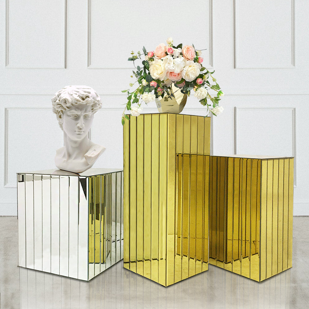 Galore Home Segmented Mirror colonna specchio oro small