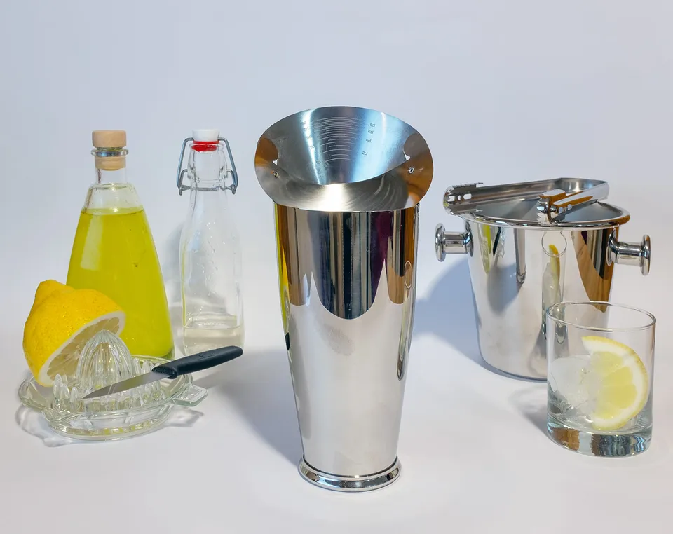 Cyrcus Design Misurino per cocktail acciaio supermirror