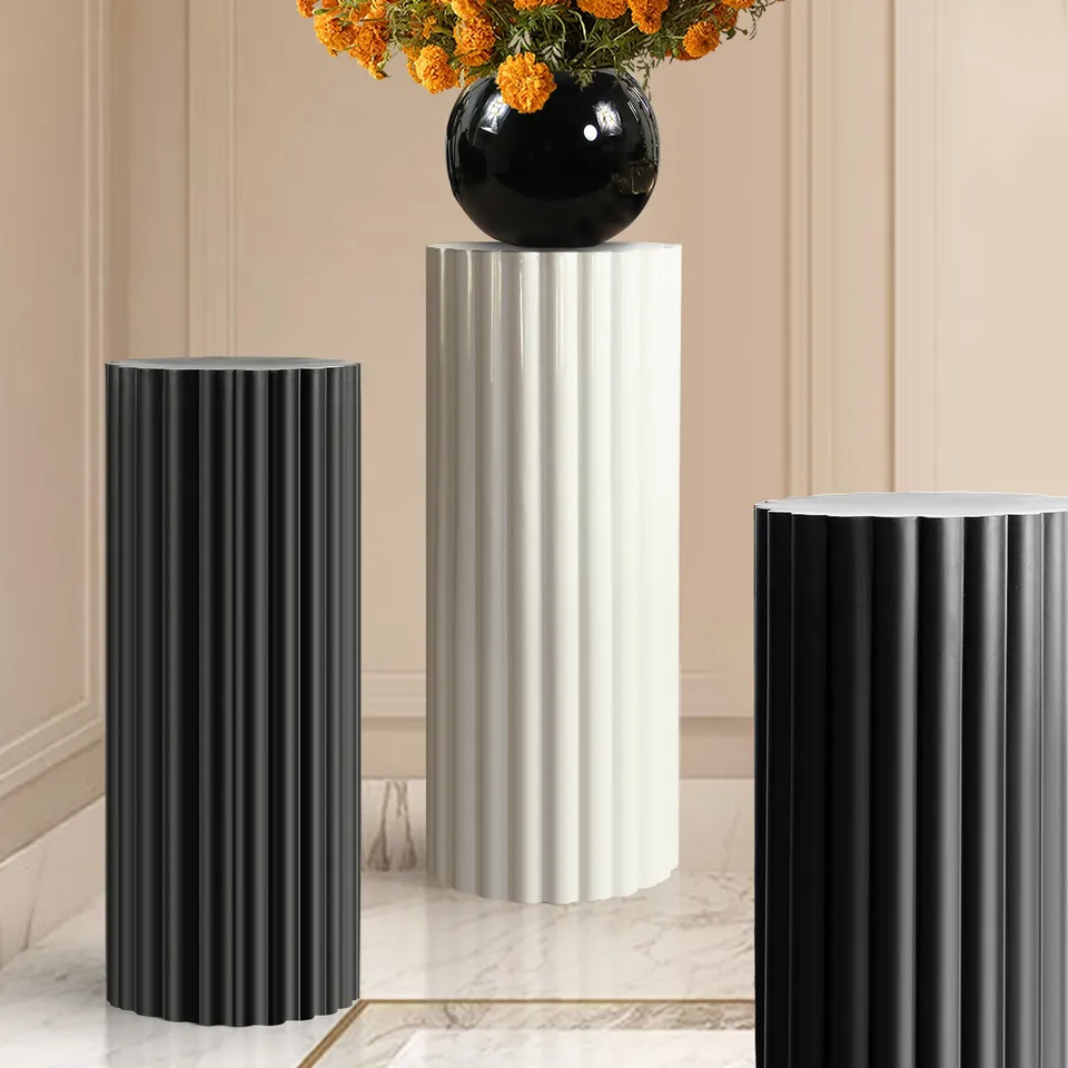 Galore Home Display Column piedistallo metallo Nero Opaco